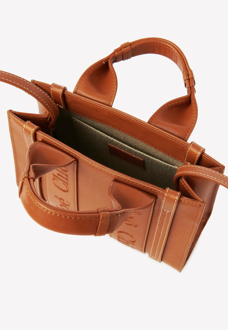 Chloé Mini Woody Handbag Beige CHC23SP237I60247 CARAMEL