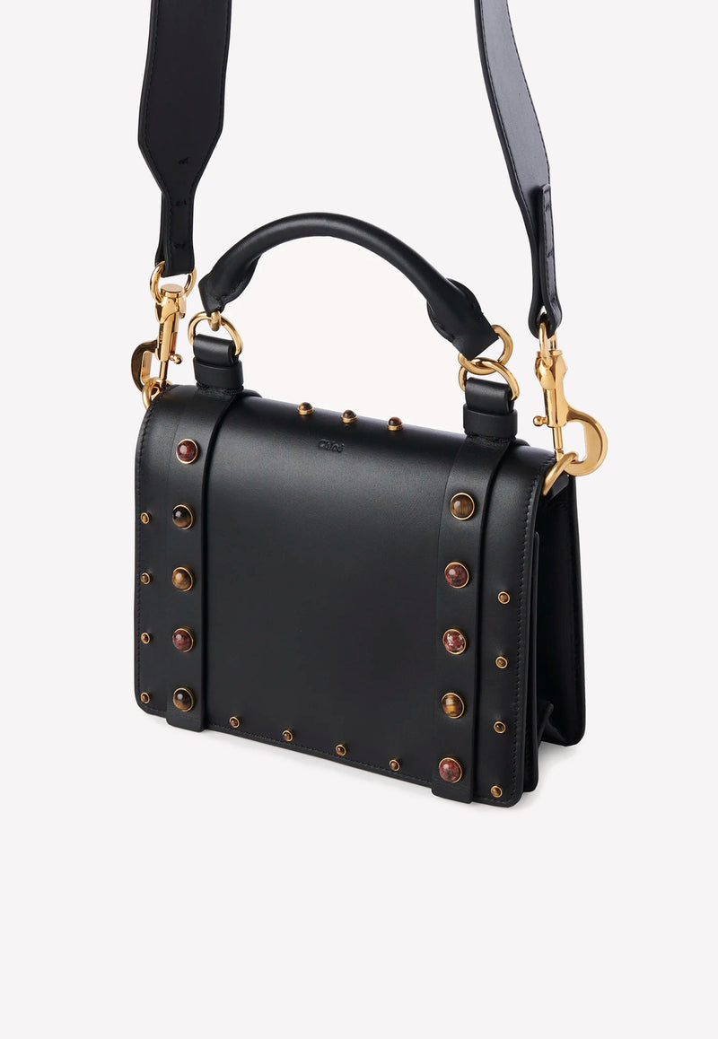 Chloé Small Ora Shoulder Bag Black CHC23SS290J44001 BLACK