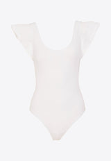 Chloé X Eres Philippine One-Piece swimsuit White CHC23UMB13282107 ICONIC MILK