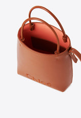 Chloé Micro Sense Shoulder Bag in Calfskin Caramel CHC23UP873I10247 CARAMEL