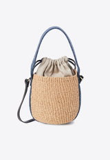 Chloé Small Woody Basket Bag Beige CHC23US381K3845D DENIM