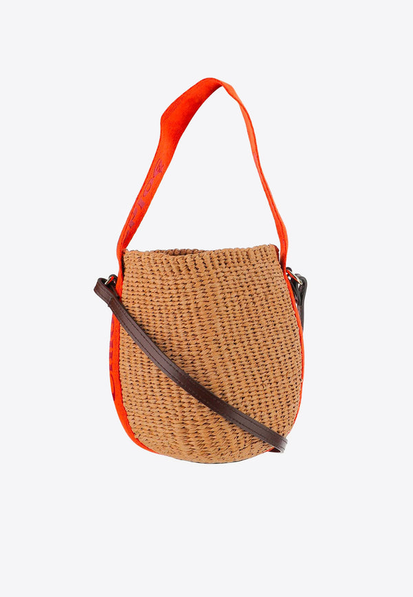 Chloé Small Woody Basket Bag Beige CHC23US381K399HE ORANGE - ORANGE 1