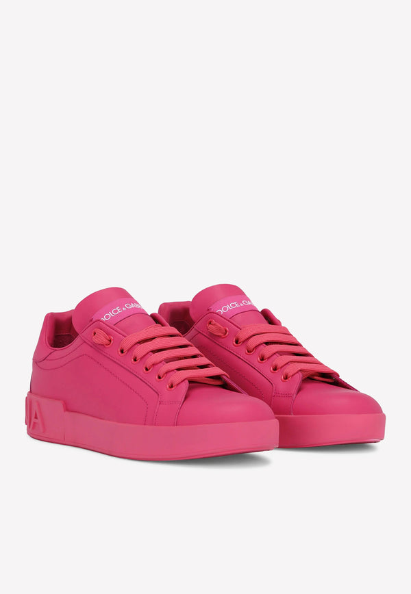 Dolce & Gabbana Portofino Low-Top Sneakers CK1544 A1065 8H412 Pink