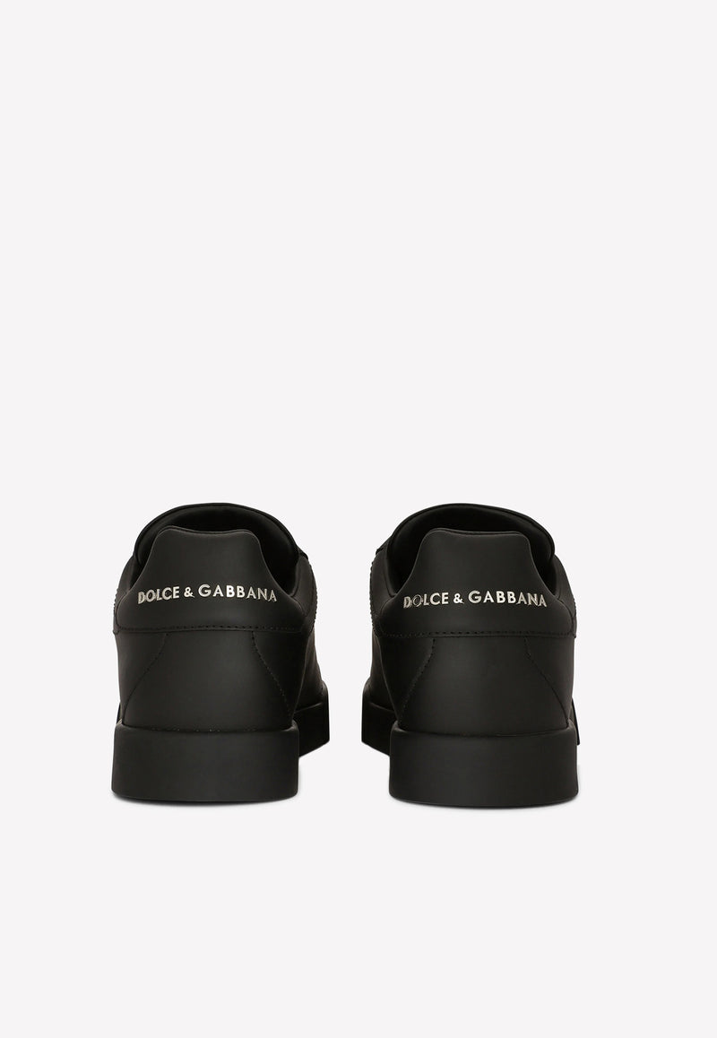 Dolce & Gabbana DG Portofino Low-Top Sneakers CK1545 AC330 89690 Black