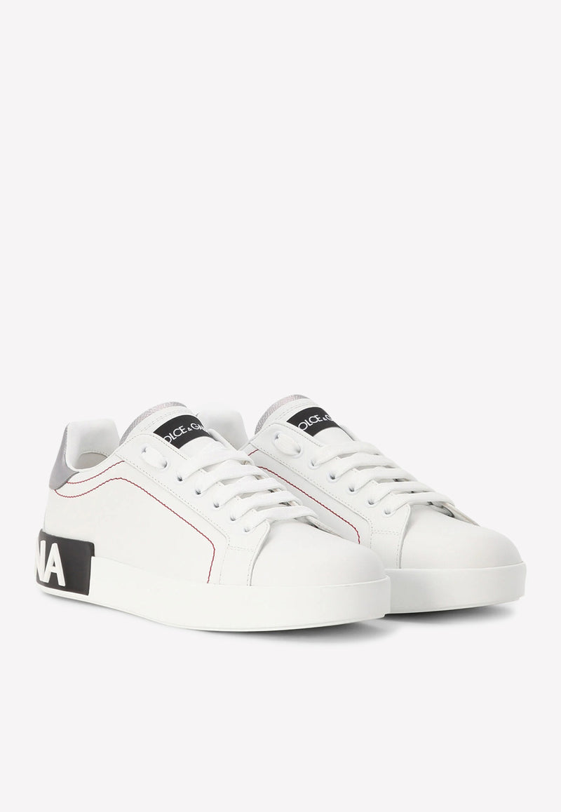 Dolce & Gabbana Portofino Low-Top Sneakers White CK1587 AH527 8B441