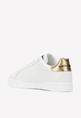 Dolce & Gabbana Portofino Sneakers with Crown-Patch White CS1761 AH136 8I047