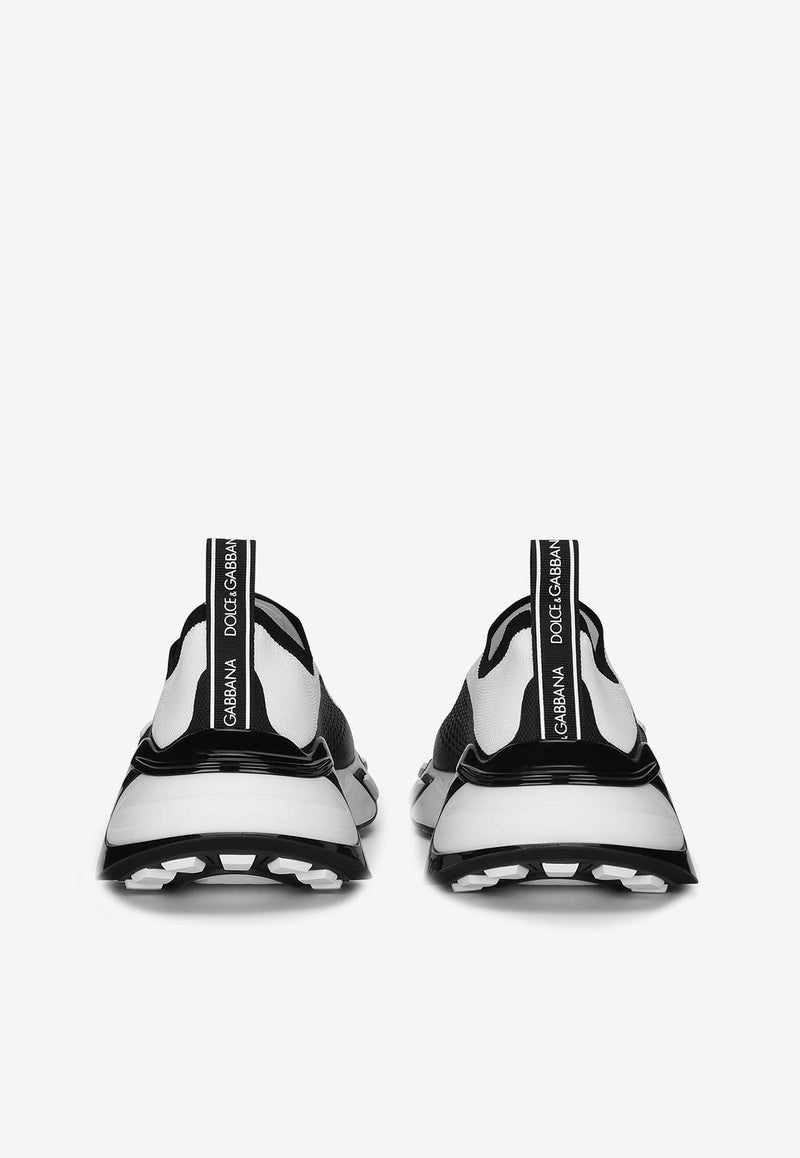 Dolce & Gabbana Low-Top Logo Slip-on Sneakers Monochrome 