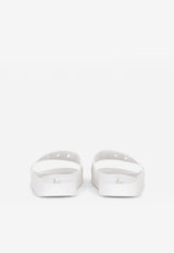 Dolce & Gabbana Kids Kids DG Millennials Logo Slides D11031 A1735 80001 White