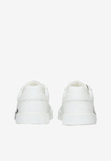 Dolce & Gabbana Kids Boys DG Print Portofino Light Sneakers White DA0702 AC330 89642
