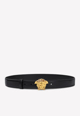 Versace La Medusa Belt in Calf Leather DCDD442 DVTFN KVO41 Black