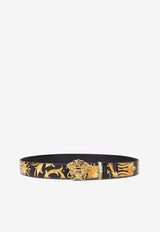 Versace Medusa Le Pop Classique Reversible Belt Black DCU6705 DVTSA8 5B00V