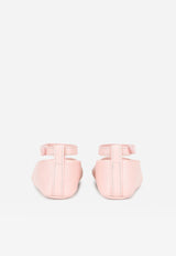 Dolce & Gabbana Kids Baby Girls DG Ballet Flats in Nappa Leather Pink DK0065 A1293 80400