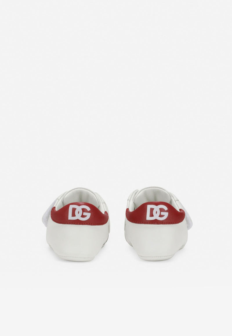 Dolce & Gabbana Kids Baby Girls Floral Print Sneakers White DK0109 AQ594 HWF57
