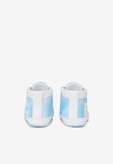Dolce & Gabbana Kids Babies High-Top Leather Sneakers Blue DK0136 AB534 HC4KI