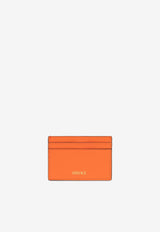 Versace La Medusa Leather Cardholder DP3I057 DVIT2T 1O55V Orange