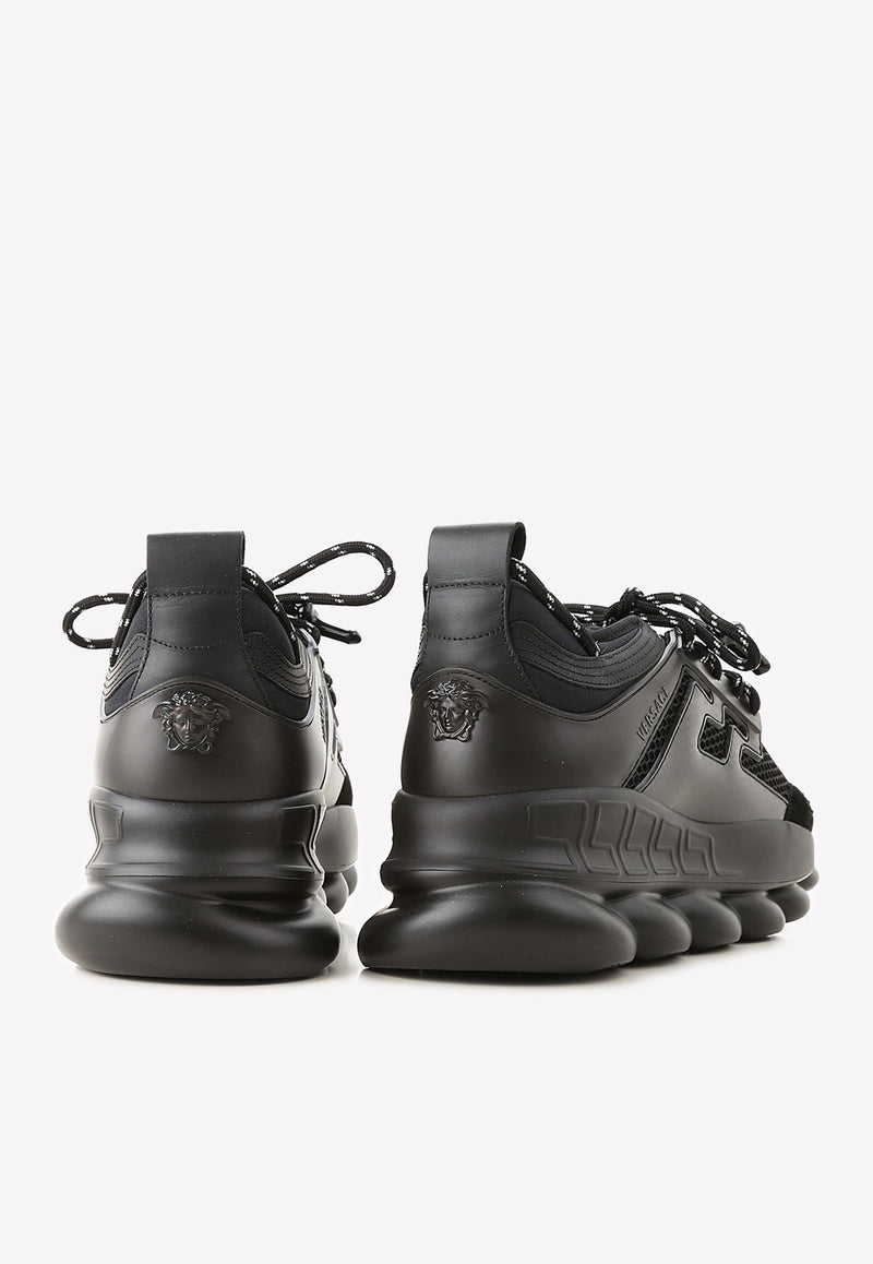 Versace Chain Reaction Low-Top Sneakers DSU7071E D7CTG D41 Black