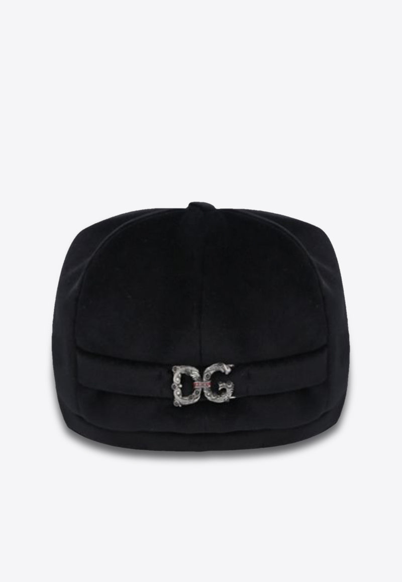 قبعة DG Logo Velvet Baker Boy
