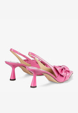 Jimmy Choo Elinor 65 Slingback Pumps in Patent Leather Pink ELINOR SB 65 SOP CANDY PINK