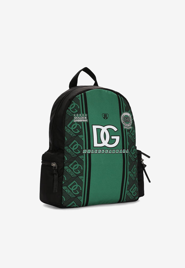 Dolce & Gabbana Kids Boys Logo Backpack Multicolor EM0090 AV246 HY4IK