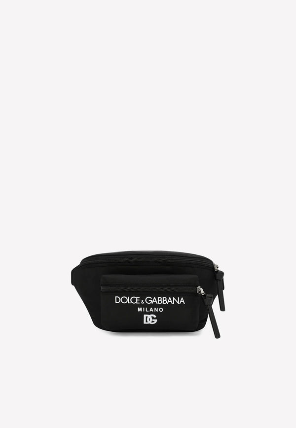Dolce & Gabbana Kids Boys DG Milano Print Nylon Black EM0103 AK441 80999