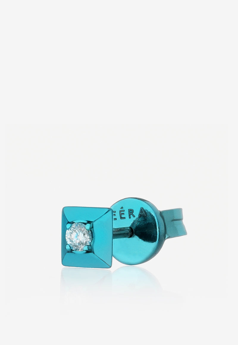 Special Order - Mini EÉRA Stud Earring in 18-karat Gold with Diamond