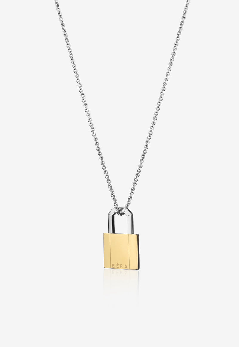 Special Order - 18-karat Yellow Gold Lock Necklace
