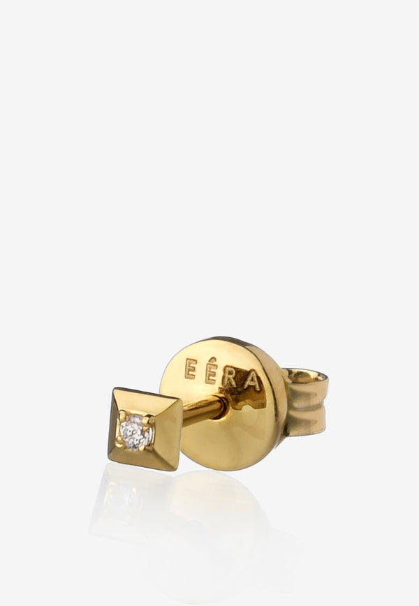 Special Order - Mini EÉRA Single Stud Earring in 18-karat Yellow Gold with Diamond