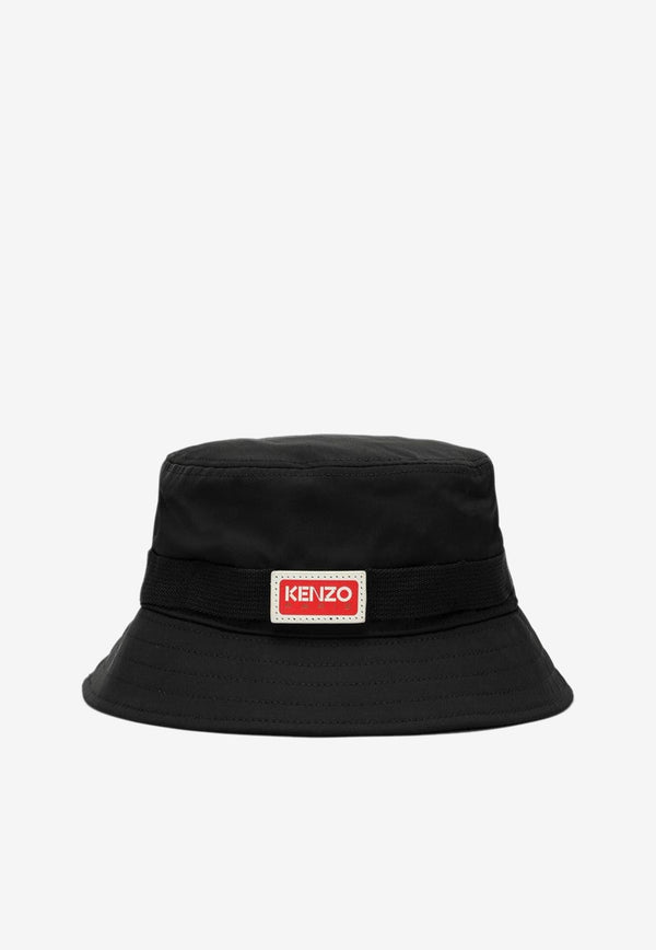 Kenzo Logo Patch Bucket Hat FC65AC204F30PL/L Black