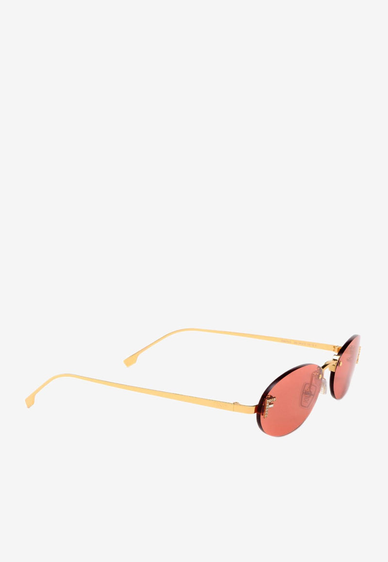 Fendi - Fendi Dawn - Oversize Round Sunglasses - Brown - Sunglasses - Fendi  Eyewear - Avvenice