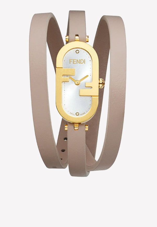 Fendi O'Lock Vertical Oval Watch Dove FOW965AHP9/M_FENDI-F0HM2