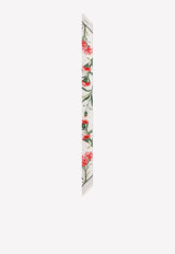 Carnation-Print Twill Band Dolce & Gabbana FS215A GDAWY HA3VL
