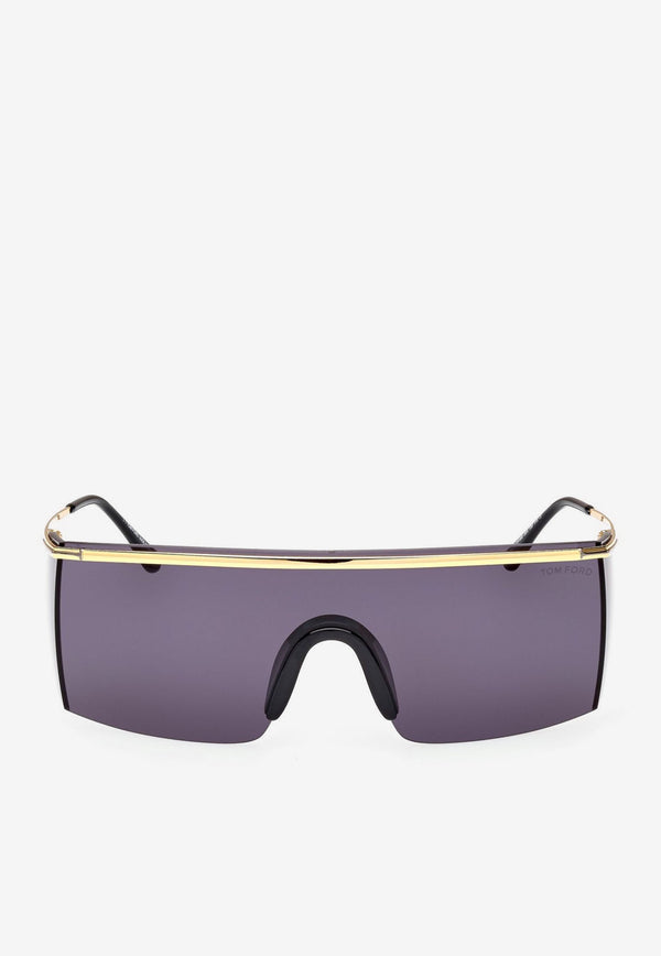 Pavlos Metal Sunglasses Gray FT098030A00