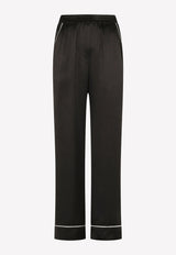 Dolce & Gabbana Satin Pajama Pants Black FTB0MT FU1AU N0000