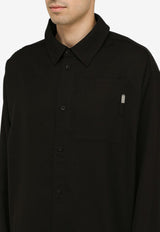 032c Classic Shirt in Wool FW22-W-0030WO/L Black