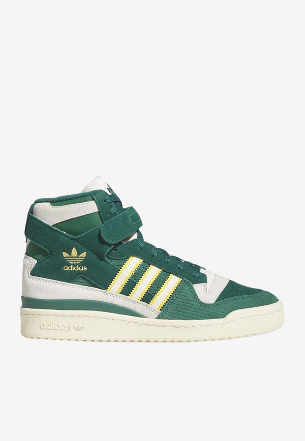 Adidas Originals Forum 84 High-Top Suede Sneakers Green FZ6301LE/M_ADIDS-GR