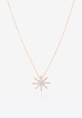 Sparkle Collection Necklace in 18-karat Rose Gold with White Diamonds
