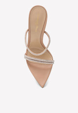 Gianvito Rossi Cannes 110 Crystal-Embellished Sandals Pink G16090XCN/M