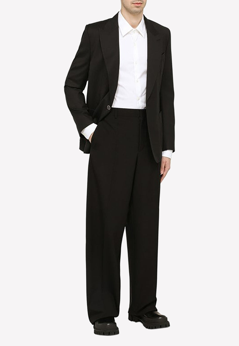 Dolce & Gabbana Wool Single-Breasted Suit Black G2QH0TFU3MB/M_DOLCE-N0000