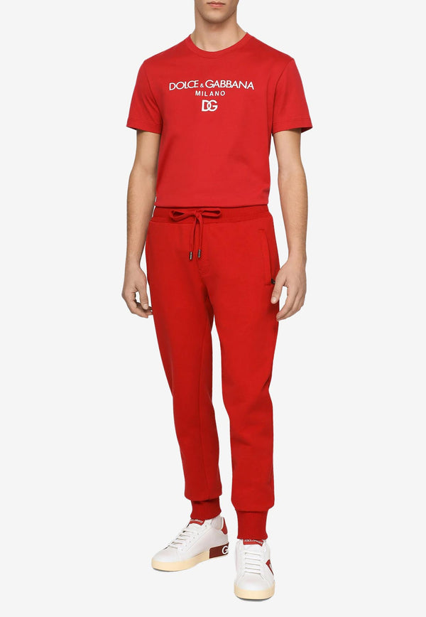 Dolce & Gabbana Logo Crewneck Short-Sleeved T-shirt Red G8NC5Z G7B9X R2254