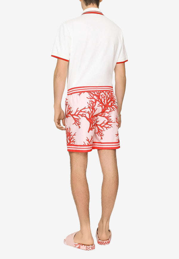 Dolce & Gabbana Logo Patch Short-Sleeved Polo T-shirt White G8OS1Z FU7EN W0111