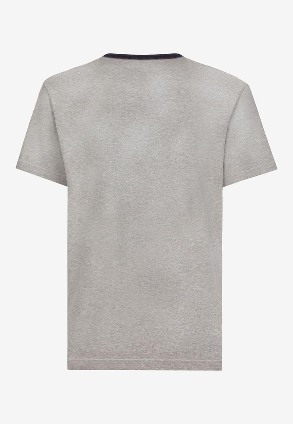 Dolce & Gabbana Logo Short-Sleeved T-shirt Gray 