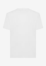 Dolce & Gabbana Logo Monogram Short-Sleeved T-shirt White 