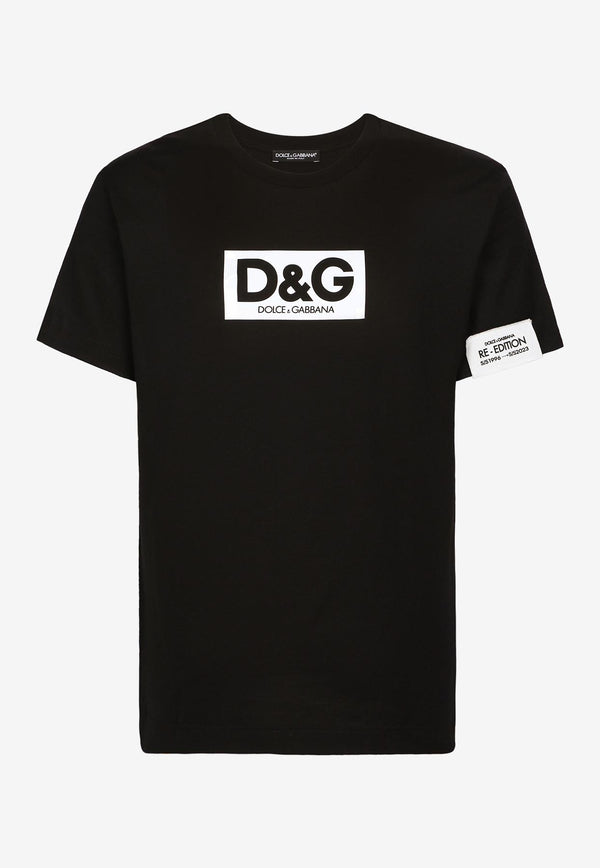 Dolce & Gabbana Logo-Print Short-Sleeved T-shirt Black 