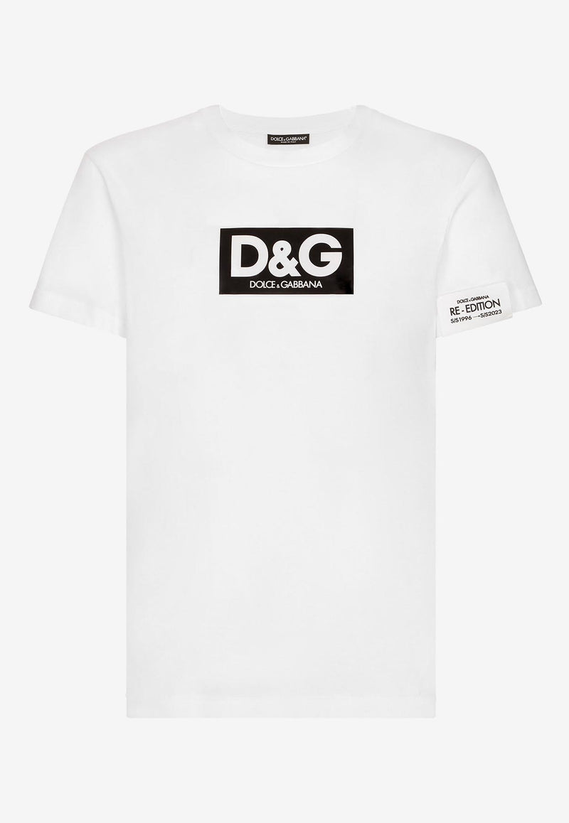 Dolce & Gabbana Logo-Print Short-Sleeved T-shirt White 