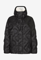 Dolce & Gabbana Quilted Logo Padded Overshirt Black G9VT0T GF076 S9000