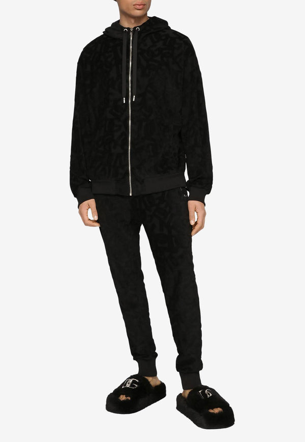 Dolce & Gabbana Wool Jacket with Faux Leather Sleeves Black G9YE8T FJ7DK N0000