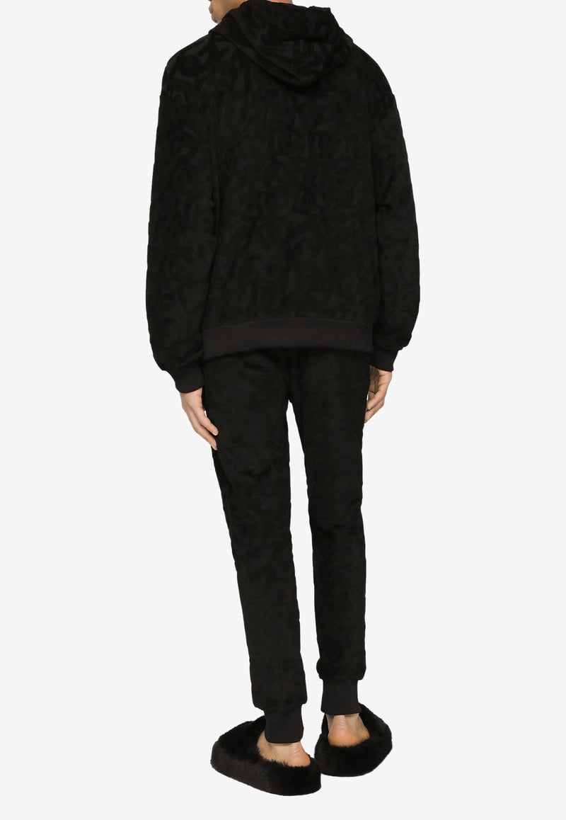 Dolce & Gabbana Wool Jacket with Faux Leather Sleeves Black G9YE8T FJ7DK N0000