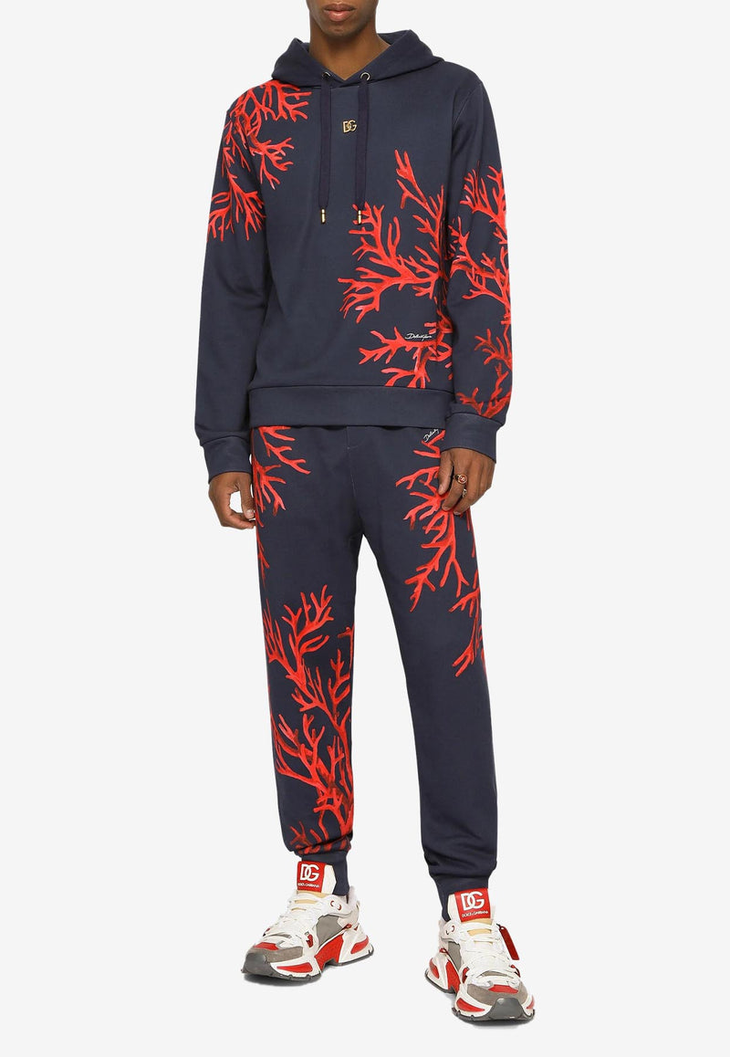 Dolce & Gabbana Spray-Paint Graffiti Print Pullover Sweatshirt Navy G9YI0Z HI7WK HB3VK