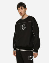 Dolce & Gabbana Logo Monogram Pullover Sweatshirt Black G9ZI0Z FUGK6 N0000