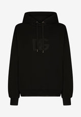 Dolce & Gabbana Logo Monogram Hooded Sweatshirt Black G9ZL0Z FU7DU N0000
